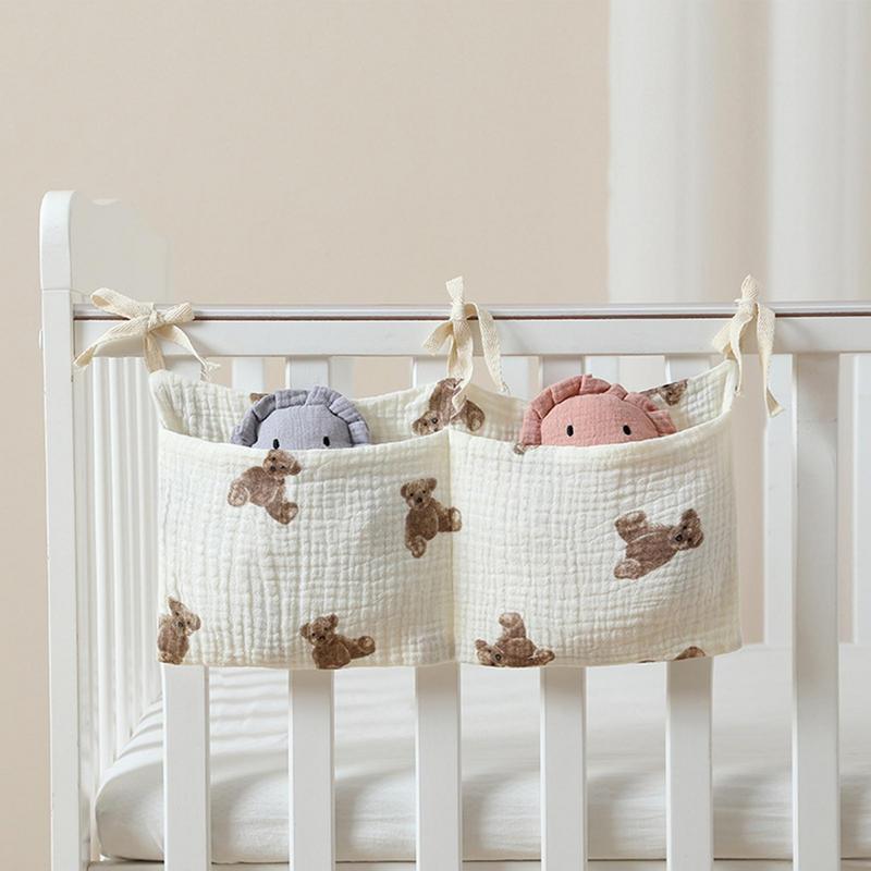 Baby Crib Organizer Cot Caddy  - Baby Clothing Bag avaliação e preço