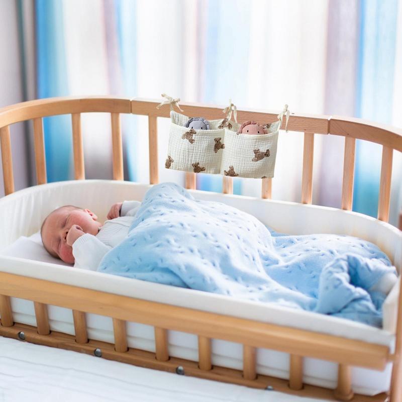Baby Crib Organizer Cot Caddy  - Baby Clothing Bag avaliação e preço