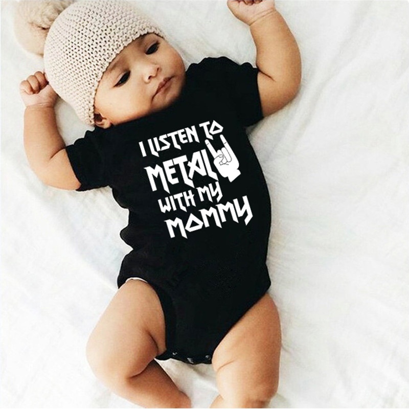 I Listen to Metal with My Dadd - Baby Clothing Next avaliação e preço