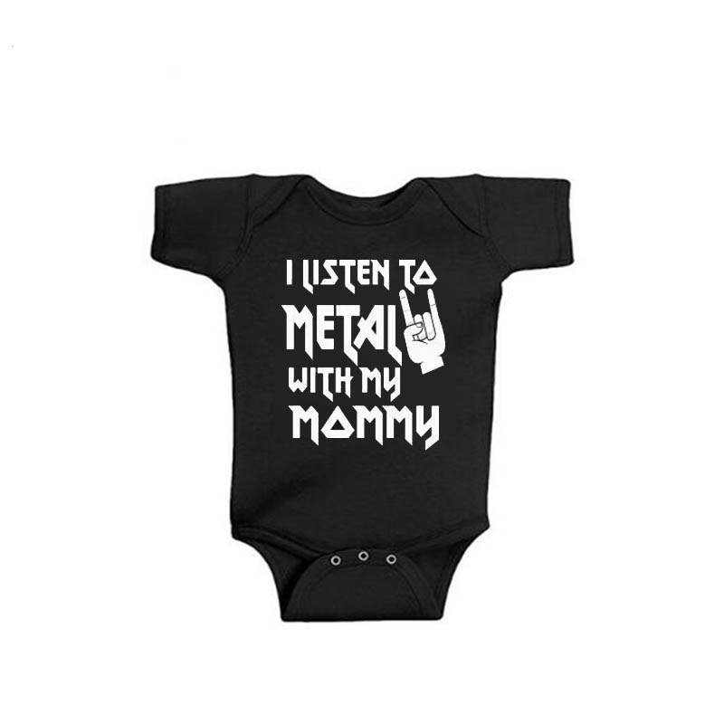 I Listen to Metal with My Dadd - Baby Clothing Next avaliação e preço