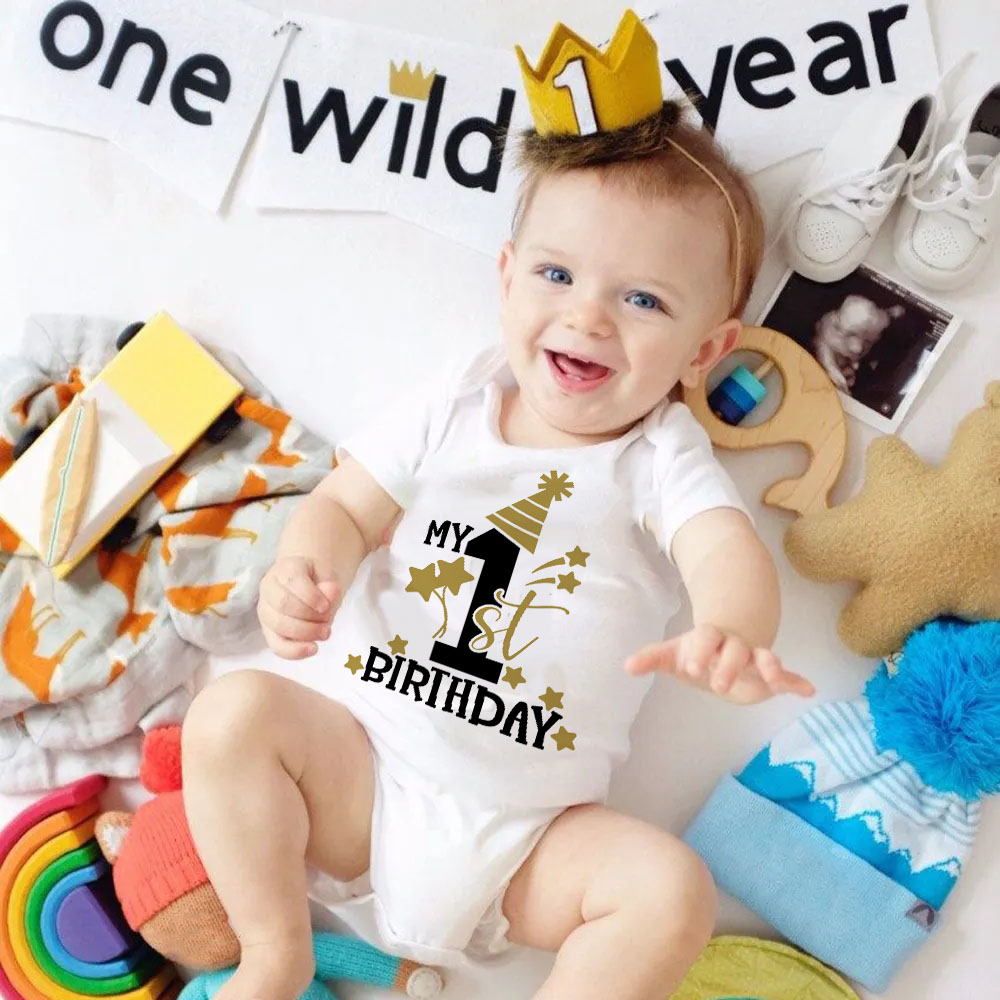 My 1st Birthday Newborn Romper - Baby Clothing Next avaliação e preço