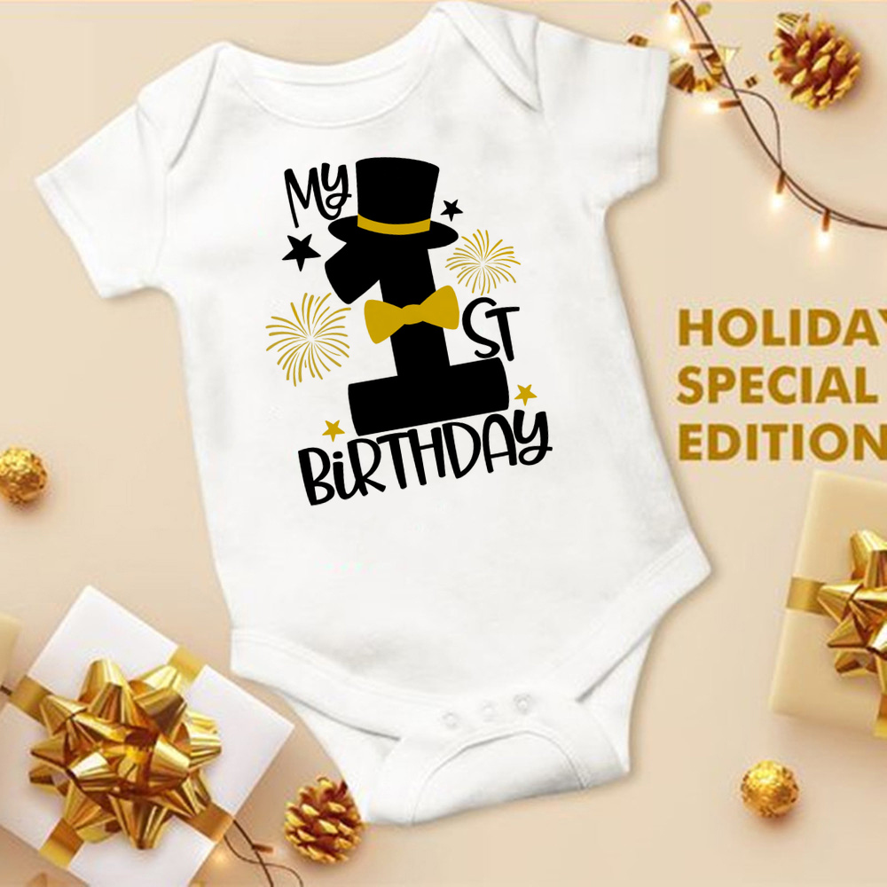 My 1st Birthday Newborn Romper - Baby Clothing Next avaliação e preço