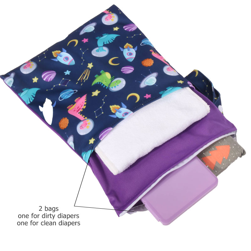 Pororo baby Reusable diaper ba - Baby Clothing Bag avaliação e preço