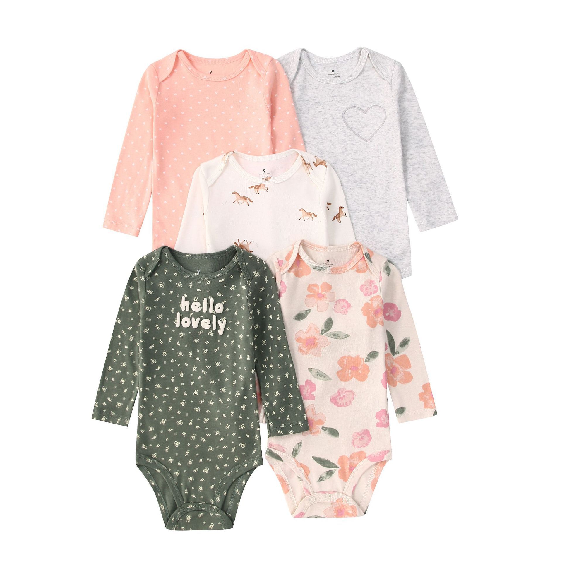 Newborn Baby Bodysuit Cotton 5 - Baby Clothing Next avaliação e preço
