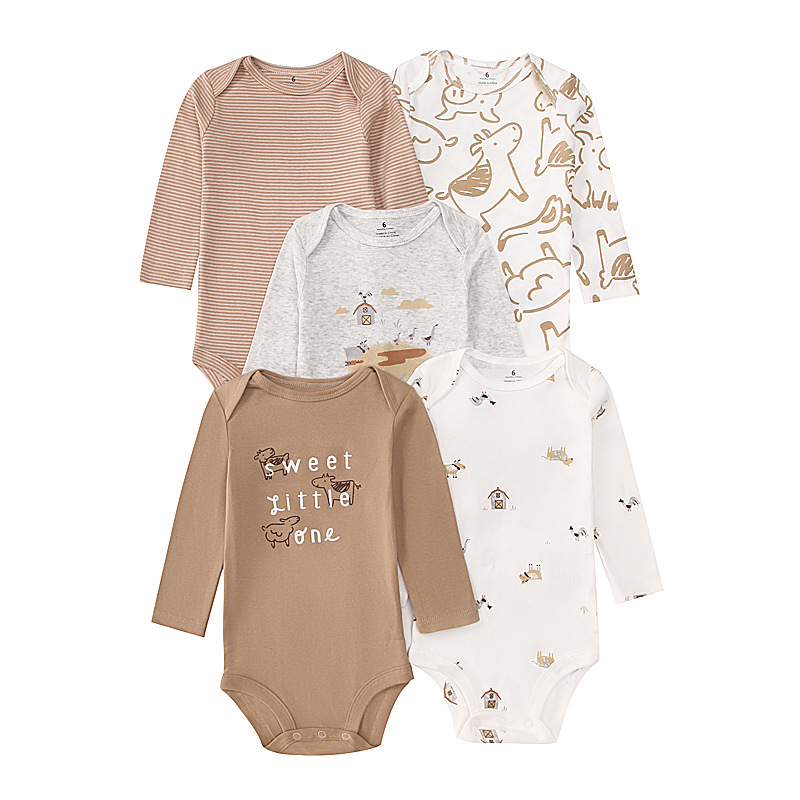 Newborn Baby Bodysuit Cotton 5 - Baby Clothing Next avaliação e preço