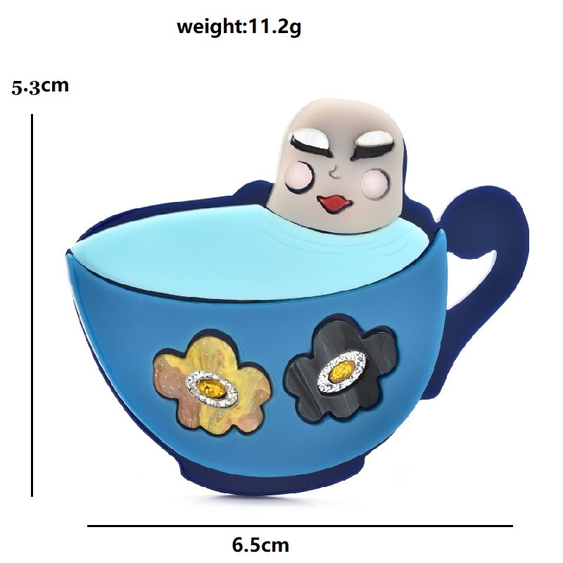 Wuli&baby Acrylic Cartoon Cup  - Baby Clothing Bag avaliação e preço