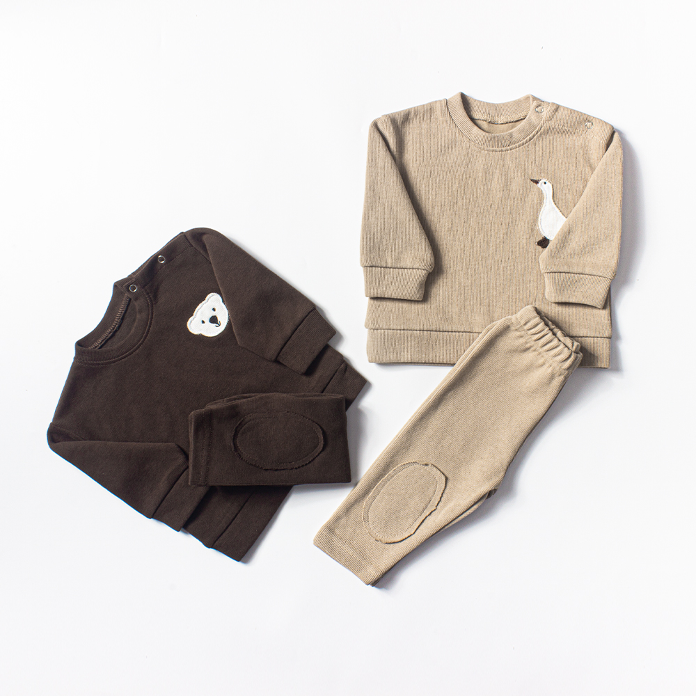 Baby Boy Clothes Set 2pcs Orga - Baby Clothing Organic avaliação e preço