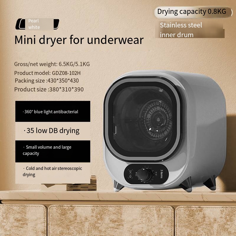 Mini drum dryer, silent home d - Baby Clothing Organic avaliação e preço