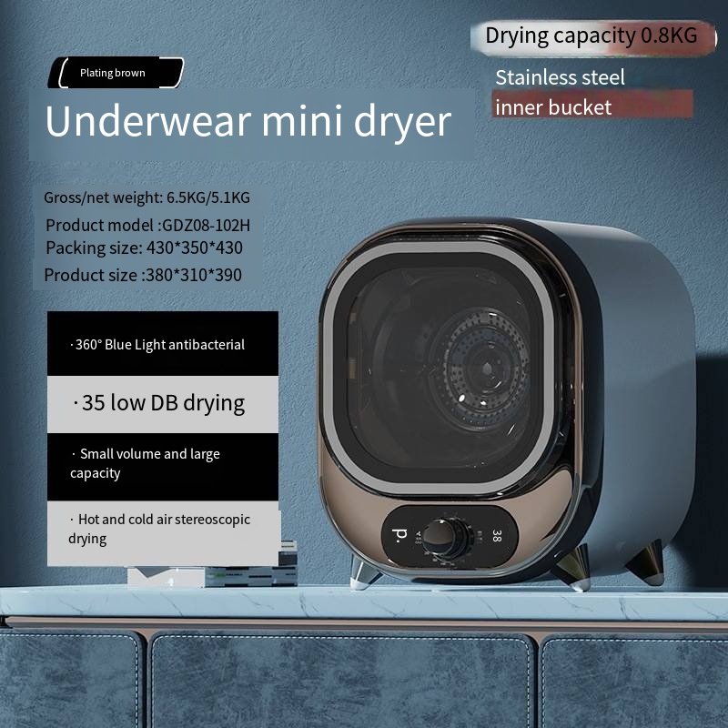 Mini drum dryer, silent home d - Baby Clothing Organic avaliação e preço