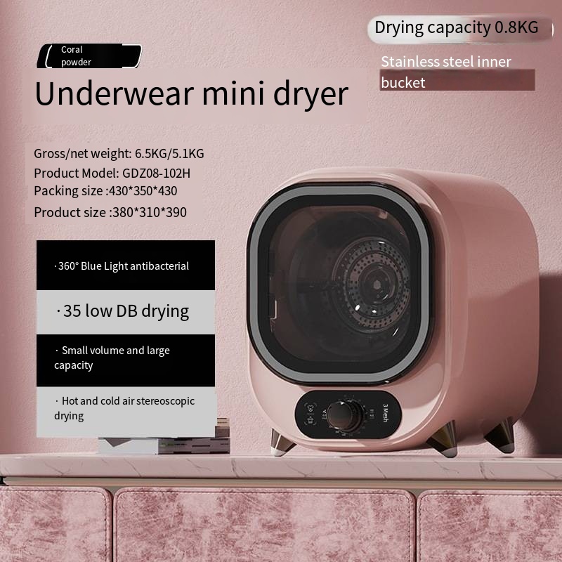 Mini drum dryer, silent home d - Baby Clothing Organic avaliação e preço