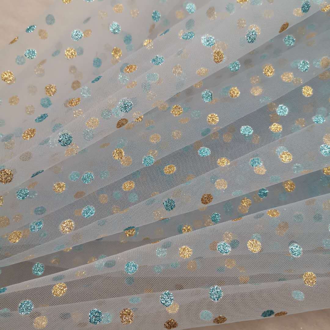 0.5M Colorful Polka Dot Glitte - Baby Clothing Organic avaliação e preço